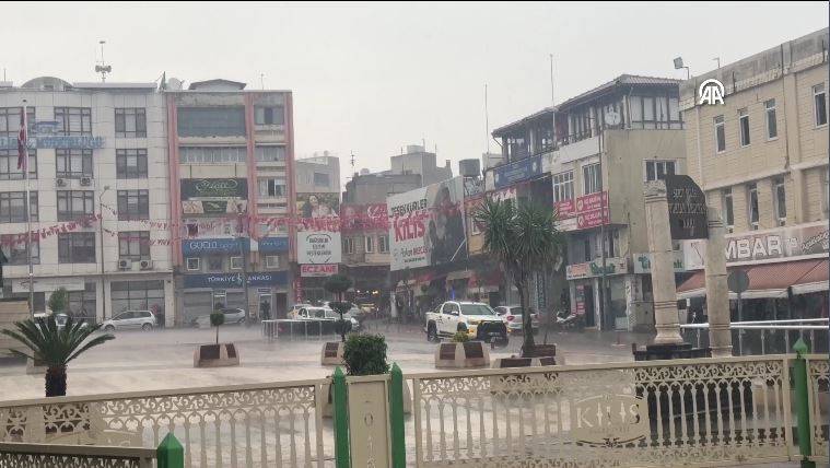 Kilis'te sağanak etkili oldu 15